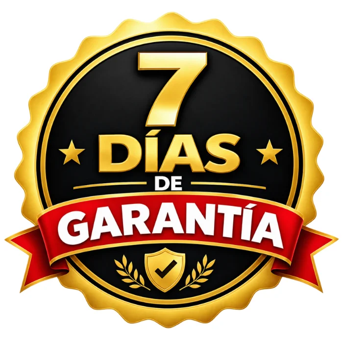Sello oficial: 7 días de garantía